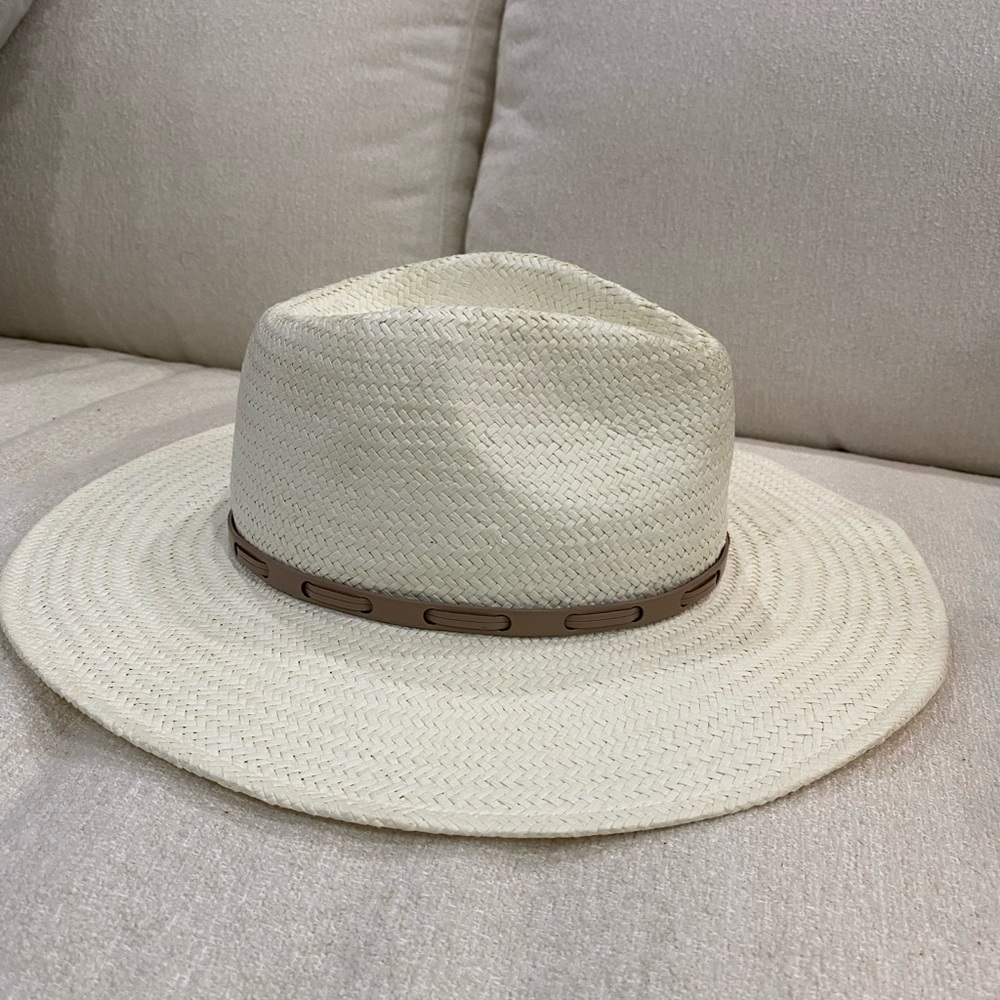 RAG & BONE NWOT LEXIE PACKABLE WIDE BRIM FEDORA IN IVORY - Picture 5 of 9